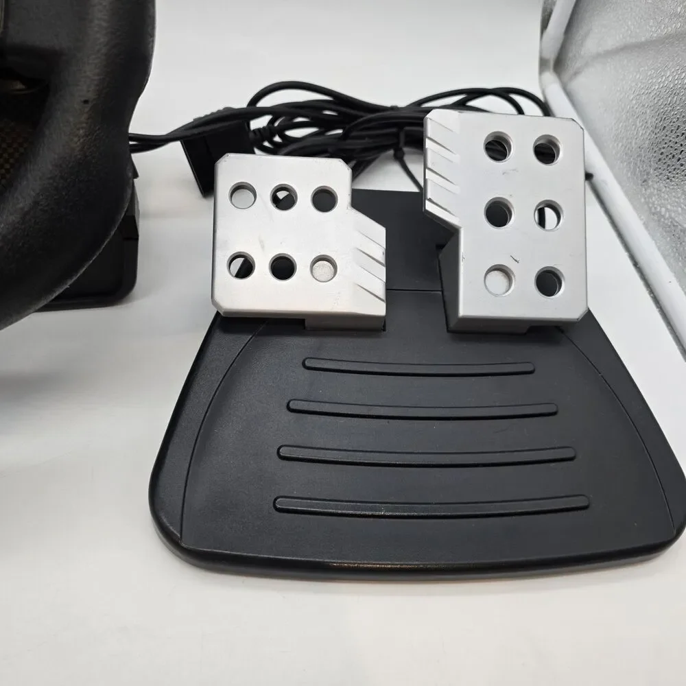 Pelican Playstation 2 PS2 Cobra TT Racing Steering Wheel Controller Pedal